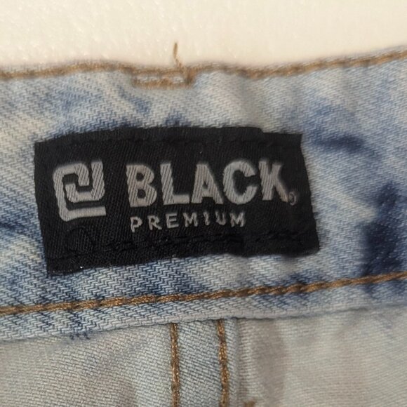 CJ Black Premium Jeans Slim Distressed Men's Size 34x32 Acid Wash - Picture 8 of 16